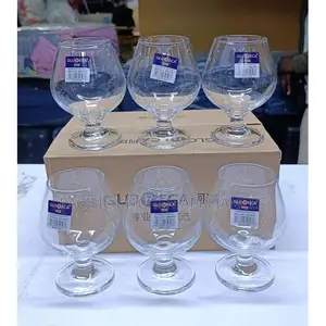 6-Piece Cognac Glass Set - 280ml Premium Brandy Snifters