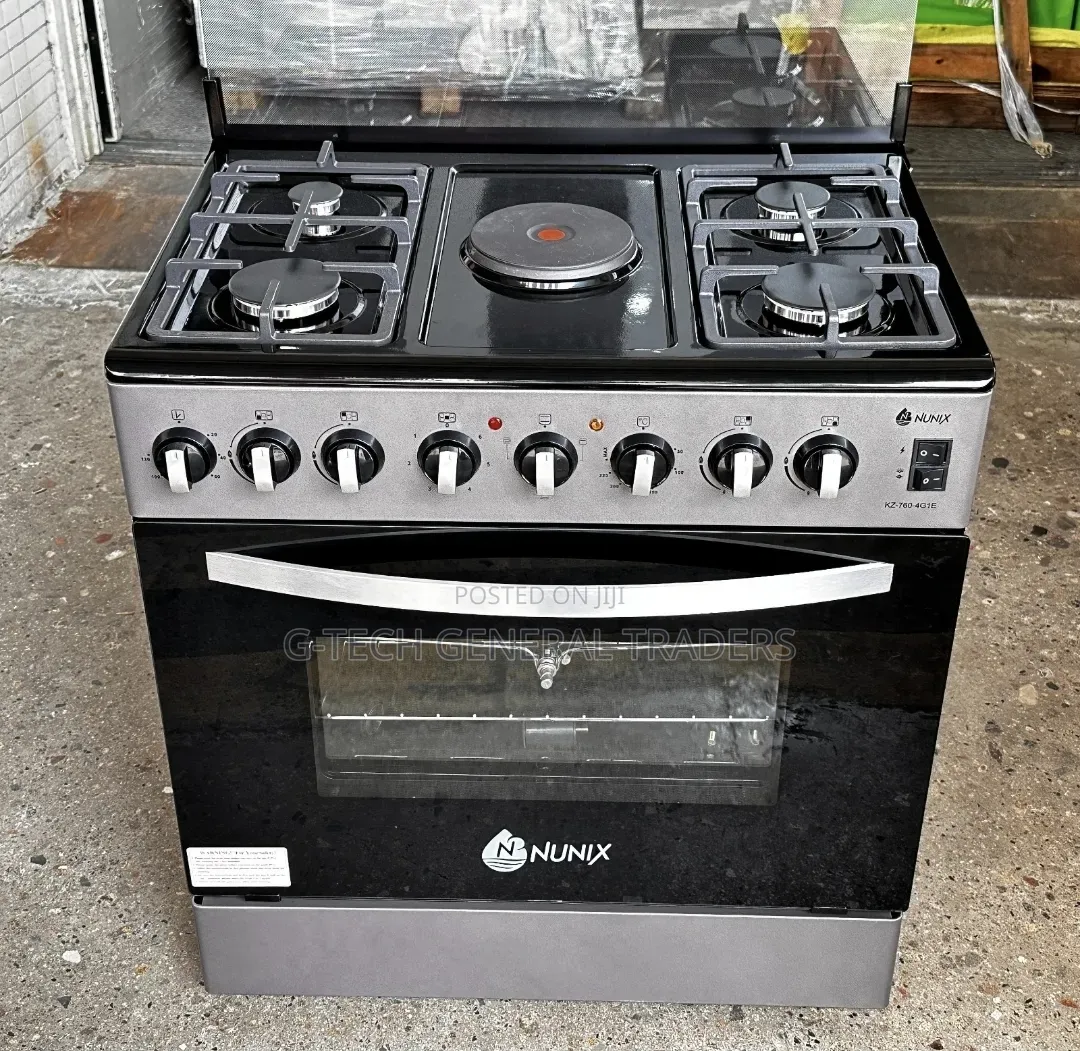 Nunix 60x60 3+1 Free Standing Cooker With Electric Oven