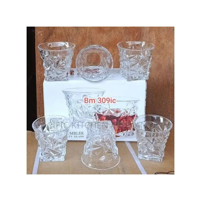 Crystal Diamond Cuts Shape Whiskey Glass Whisky Juice
