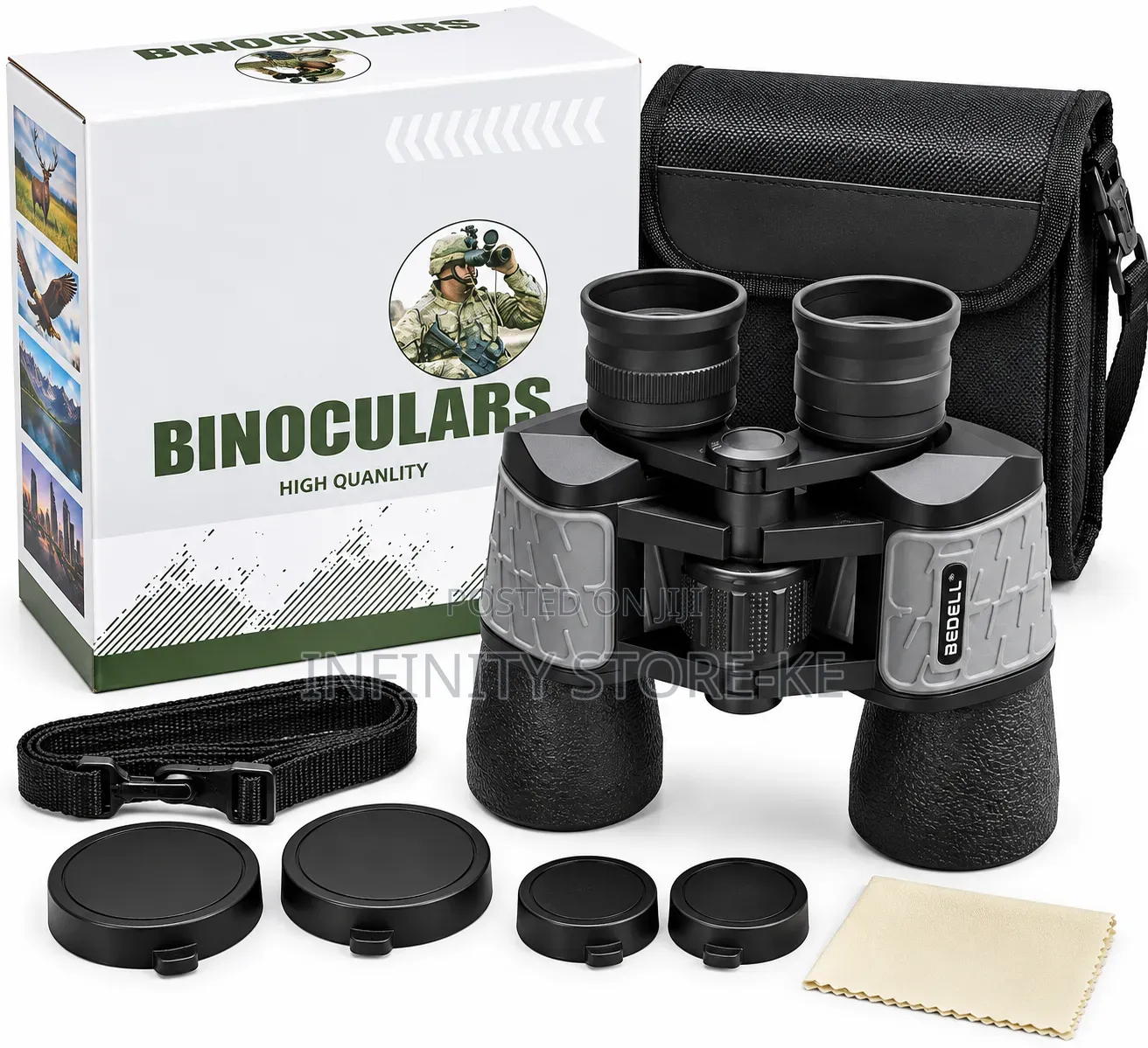 Powerful Long Range Binoculars for Wildlife Viewing Hiking and Camping
