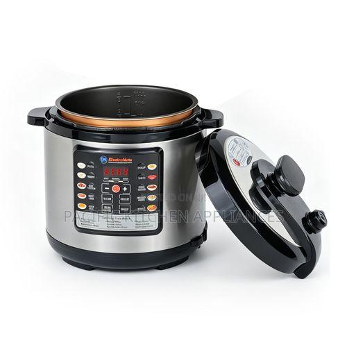 Em 6L Automatic Electric Pressure Cooker Silver EPC01 - main view