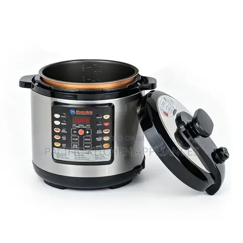 Em 6L Automatic Electric Pressure Cooker Silver EPC01