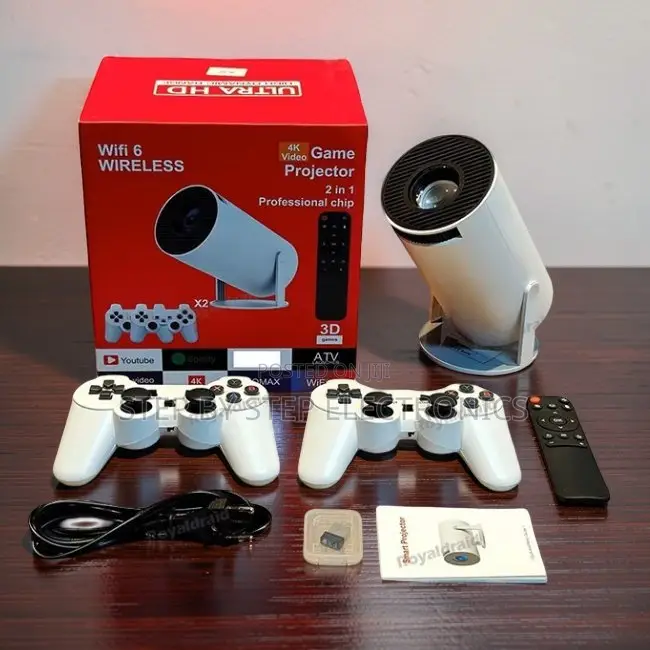Sophisticated HY300 Pro+ 2 in 1 3D Game Gaming WIFI Android Projector