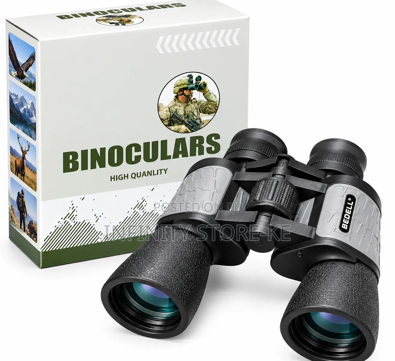 Professional Style Binoculars With Protective Carrying Case
