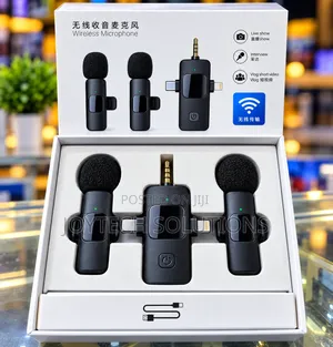 Professional Wireless Collar Microphone Set for Content Creators