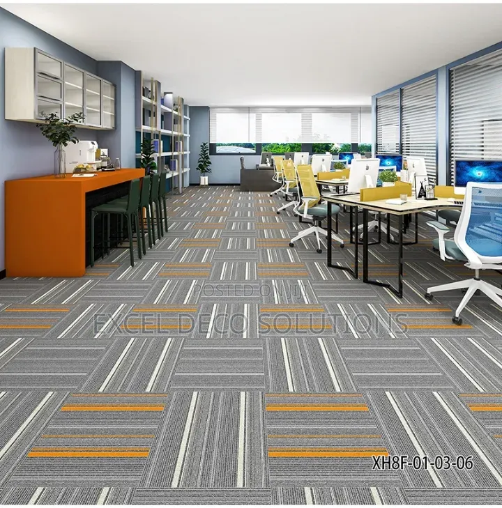 Carpet Tiles Easy-Maintenance Office Flooring