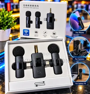 Rechargeable Wireless Lapel Mics for Mobile Video Recording & Live