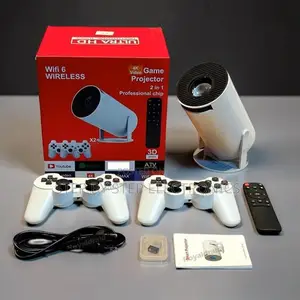 Easy Setup HY300 Pro+ 2 in 1 3D Game Gaming WIFI Android Projector