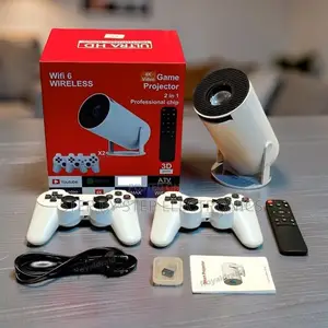 Easy Setup HY300 Pro+ 2 in 1 3D Game Gaming WIFI Android Projector