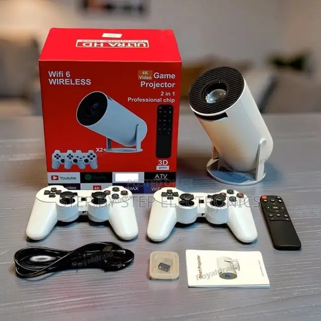 Easy Setup HY300 Pro+ 2 in 1 3D Game Gaming WIFI Android Projector