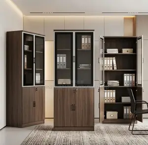 Office Cabinet; 2 Door Lockable Wooden Office File Cabinet