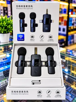 Compact Wireless Voice Mic System for Smartphone Video & Interviews