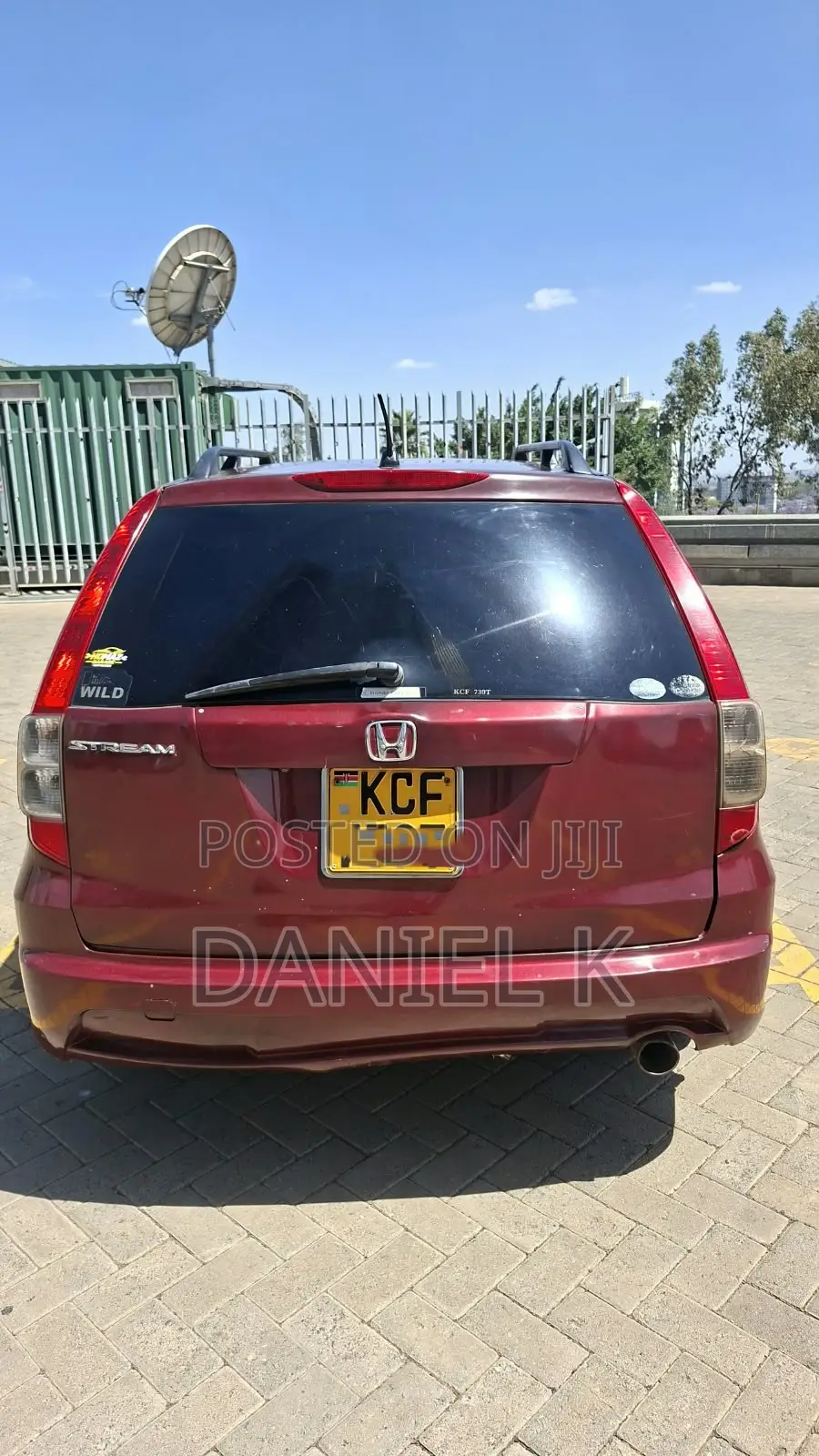 Honda Stream 1.7i LS 2008 Maroon