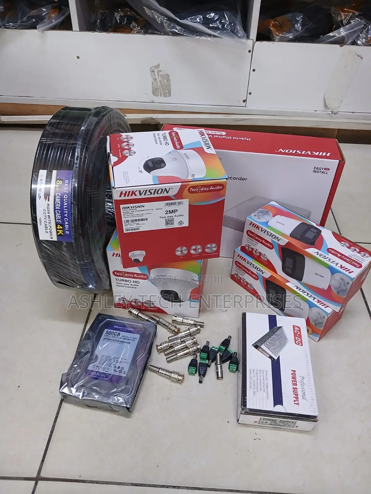 SecureView Hikvision 4 Channel Kit HD Two Way CCTV System