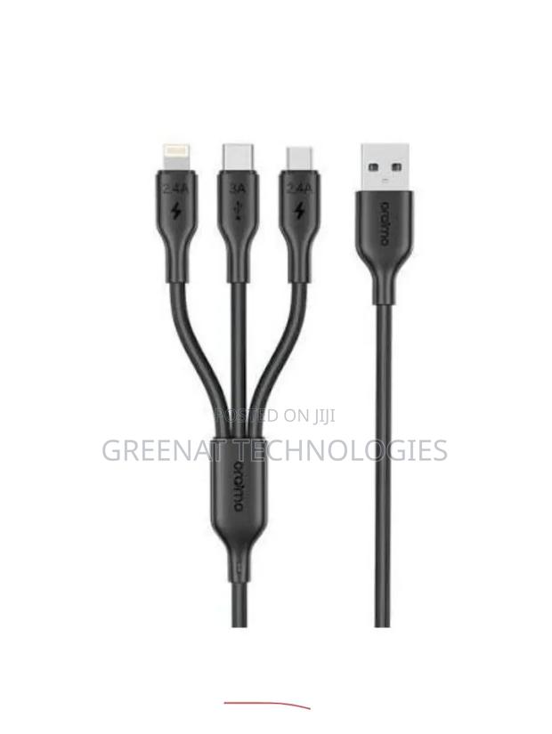 Oraimo DuraLine 4 OCD 60W 3-in-1 Fast Charging Cable - thumbnail 2