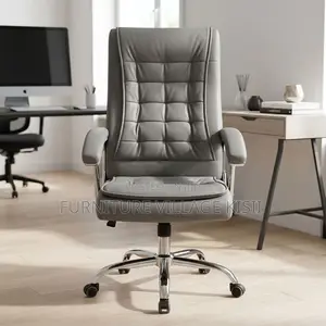 Leather Swivel Office Chair