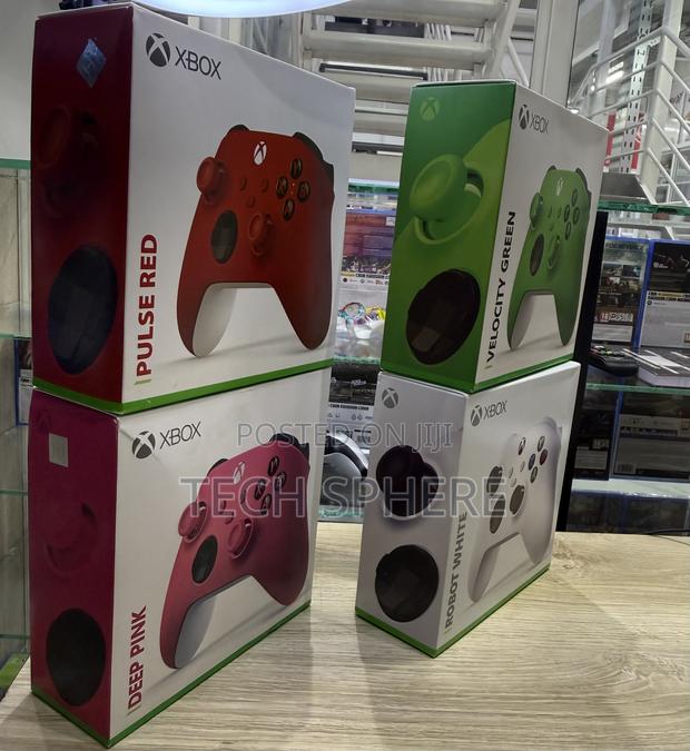 Multi-Colored Xbox Series S Controllers