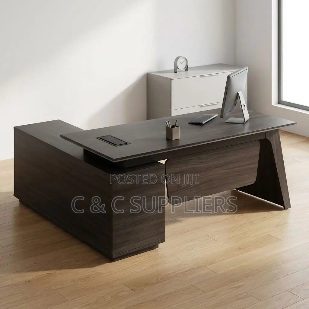 180cm Contemporary L-Shaped Work Desk