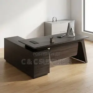 180cm Contemporary L-Shaped Work Desk