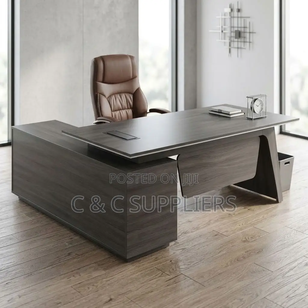 180cm Contemporary L-Shaped Work Desk