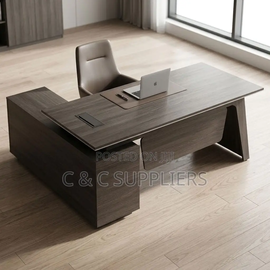 180cm Contemporary L-Shaped Work Desk