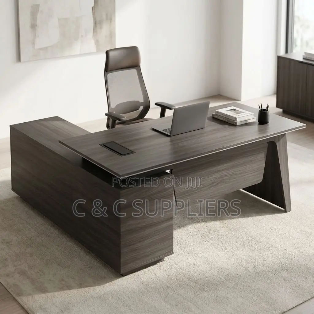 180cm Contemporary L-Shaped Work Desk