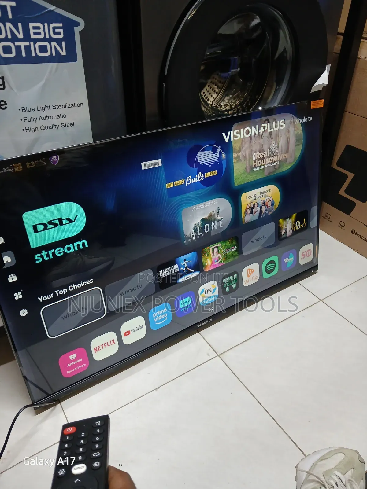 Vision Plus Smart Television Running the Whale TV