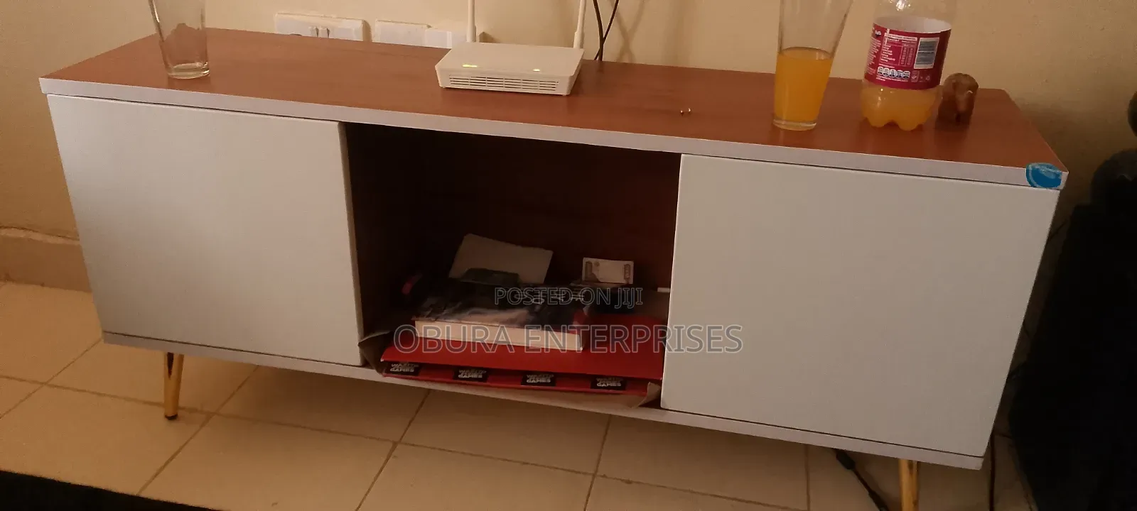 White TV Stand