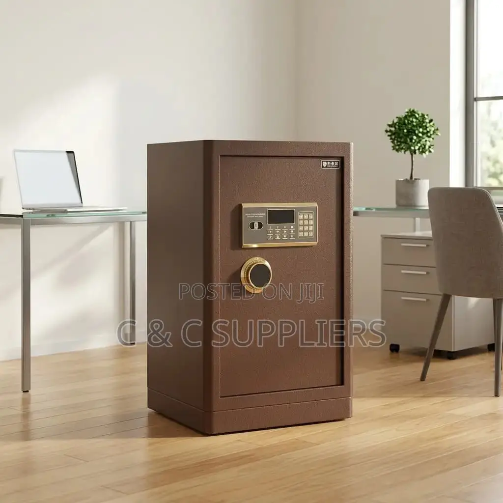 Brown Digital Fireproof Safe-70Kg
