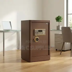Brown Digital Fireproof Safe-70Kg