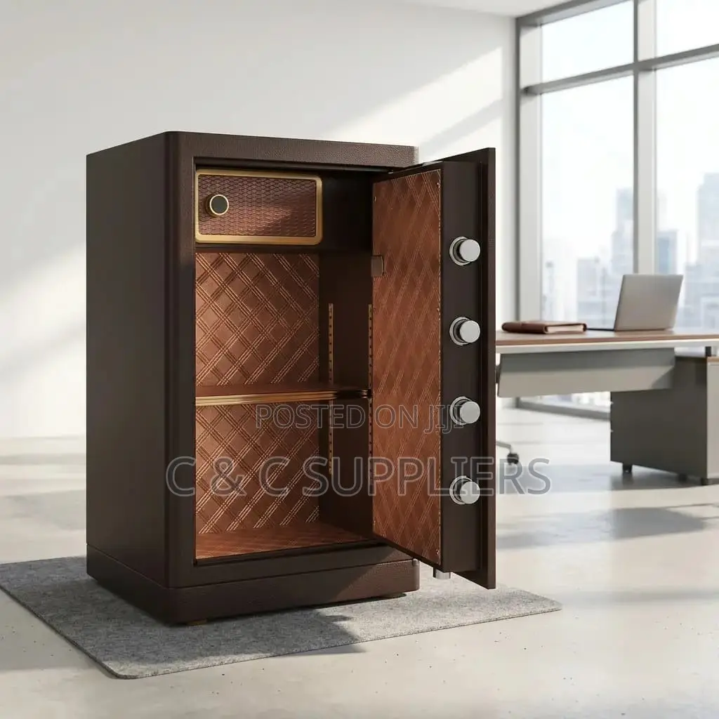 Brown Digital Fireproof Safe-70Kg