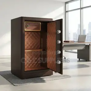 Brown Digital Fireproof Safe-70Kg