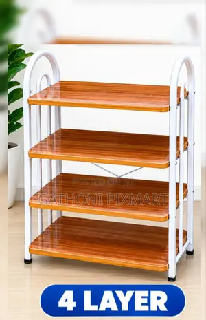 Premiere 4-Tier Shoe Rack for Organized Shoe Storage