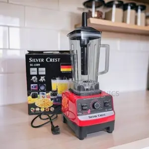 Silver Crest 2-in-1 Double Cup Blender and Grinder With Sharp Blades