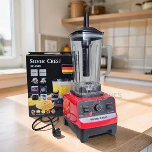 Silver Crest 2-in-1 Double Cup Blender and Grinder With Sharp Blades