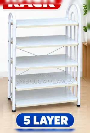 Premier 5-Tier Shoe Rack for Neat Shoe Organization