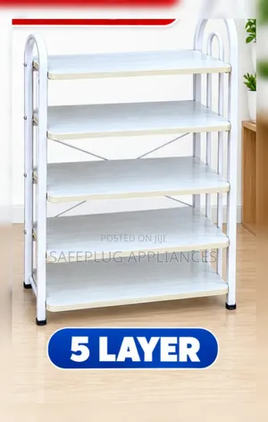 Premier 5-Tier Shoe Rack for Neat Shoe Organization