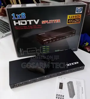 1x8 HDMI Splitter 1080P Full HD – 1 Input 8 Output HDMI Splitter