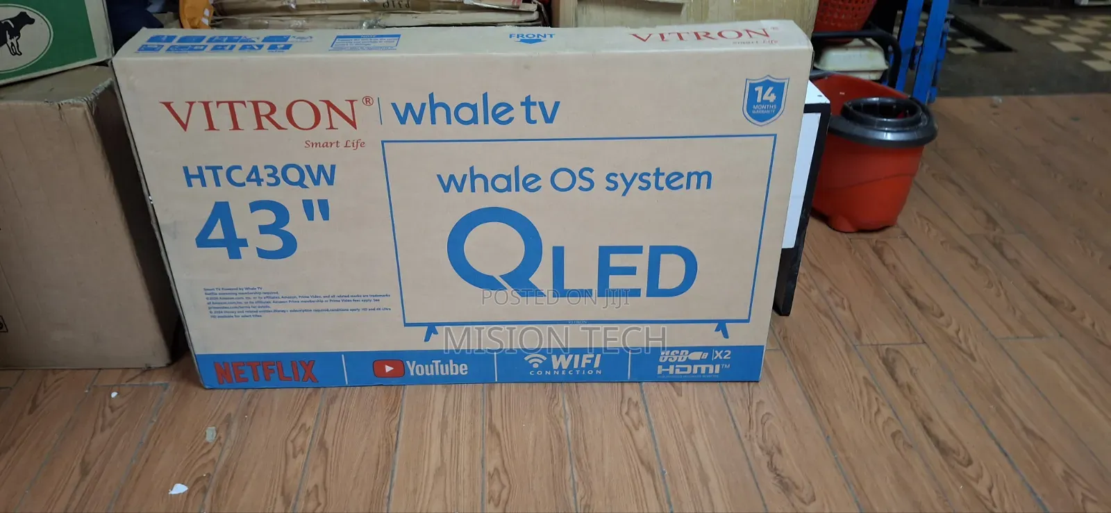 Vitron 43" Smart Whale QLED TV ** 