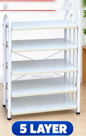 Premier 5-Tier Shoe Stand – Compact Home Storage