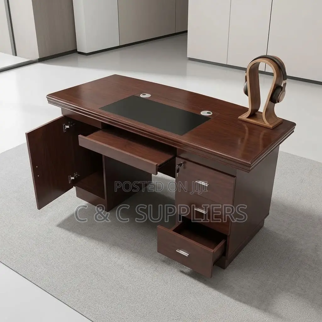 1.2m Executive Study Desk With Storage