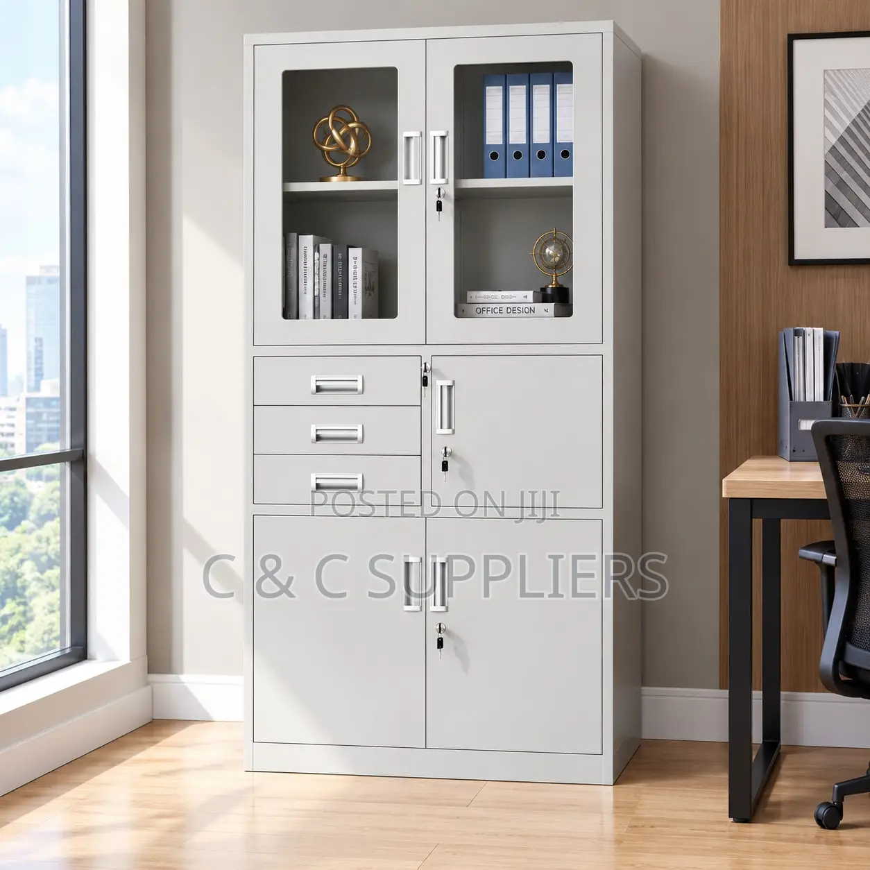 2-Door Cabinet With Inbuilt Safe