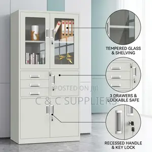 2-Door Cabinet With Inbuilt Safe