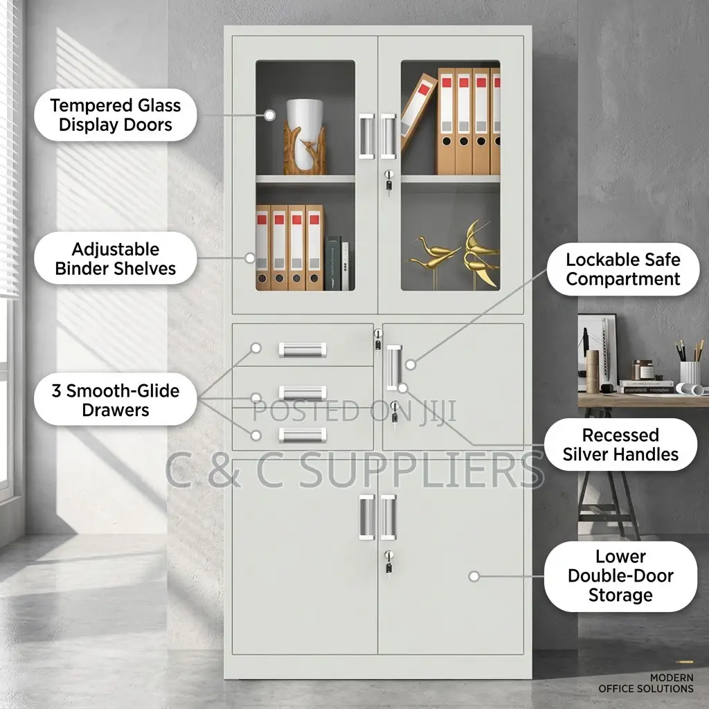 2-Door Cabinet With Inbuilt Safe