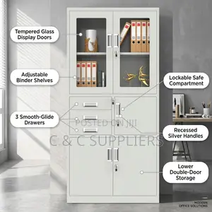 2-Door Cabinet With Inbuilt Safe