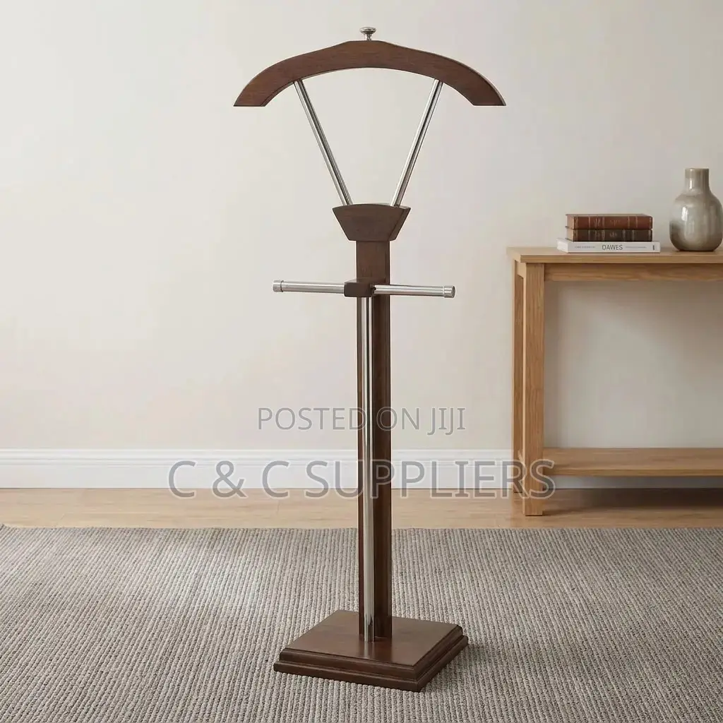 Mahogany Suit & Coat Hanger.