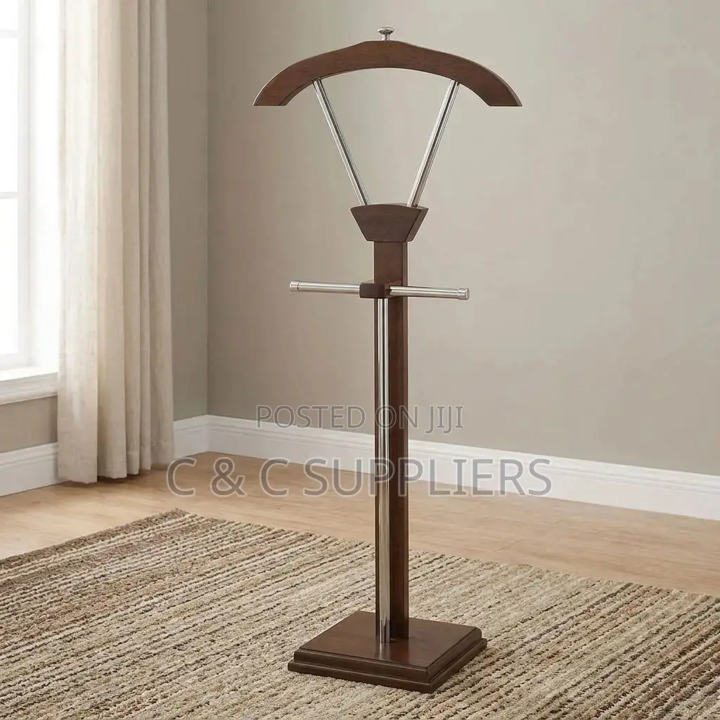 Mahogany Suit & Coat Hanger.