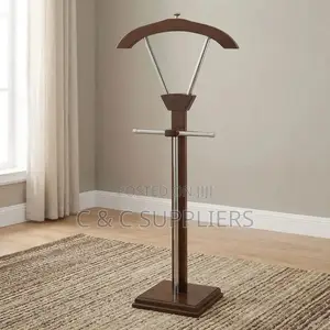 Mahogany Suit & Coat Hanger.