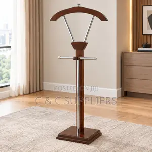 Mahogany Suit & Coat Hanger.