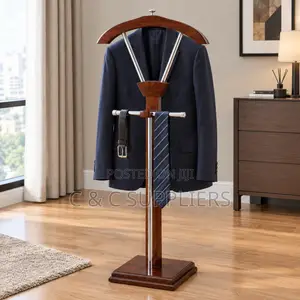 Mahogany Suit & Coat Hanger.